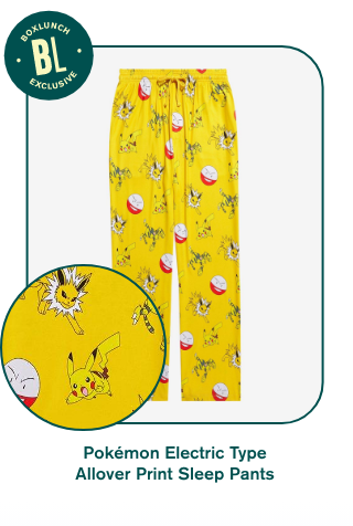 Pokemon Electric Type Allover Print Sleep Pants