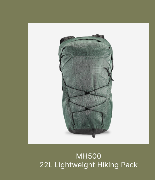 Quechua MH500 22L Lightweight Hiking Backpack