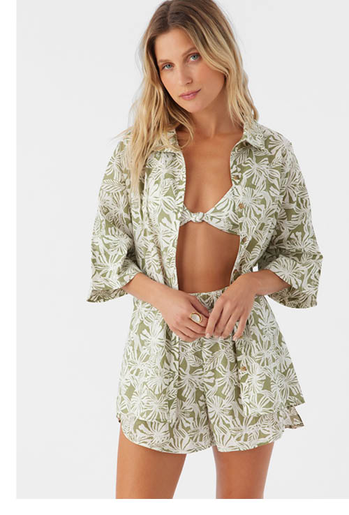 OLIVIA HALFMOON OVERSIZED COVER-UP SHIRT