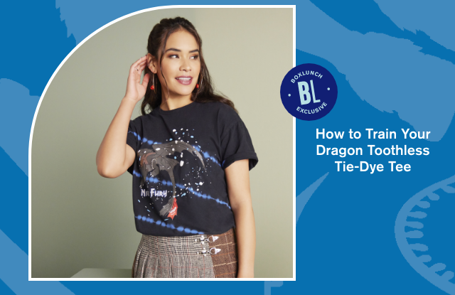 How to Train Your Dragon Toothless Tie-Dye Tee