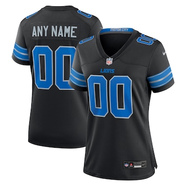  Nike  Black  Alternate Custom Game Jersey