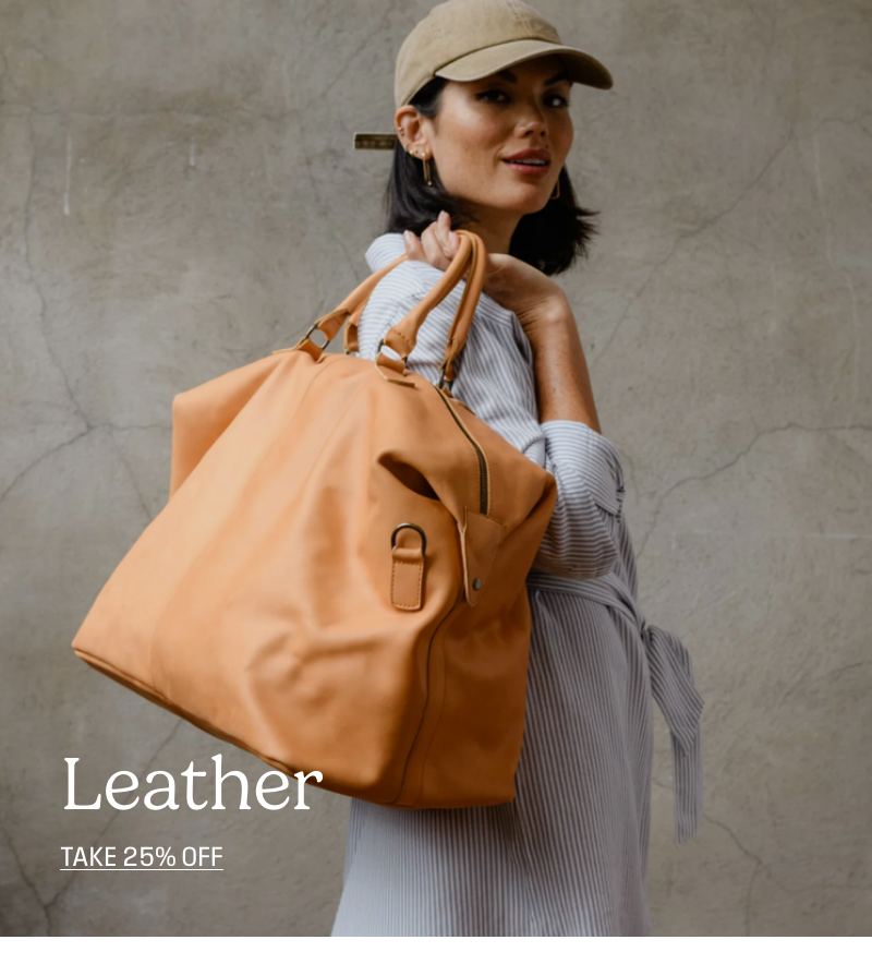 Shop 25% off Leather