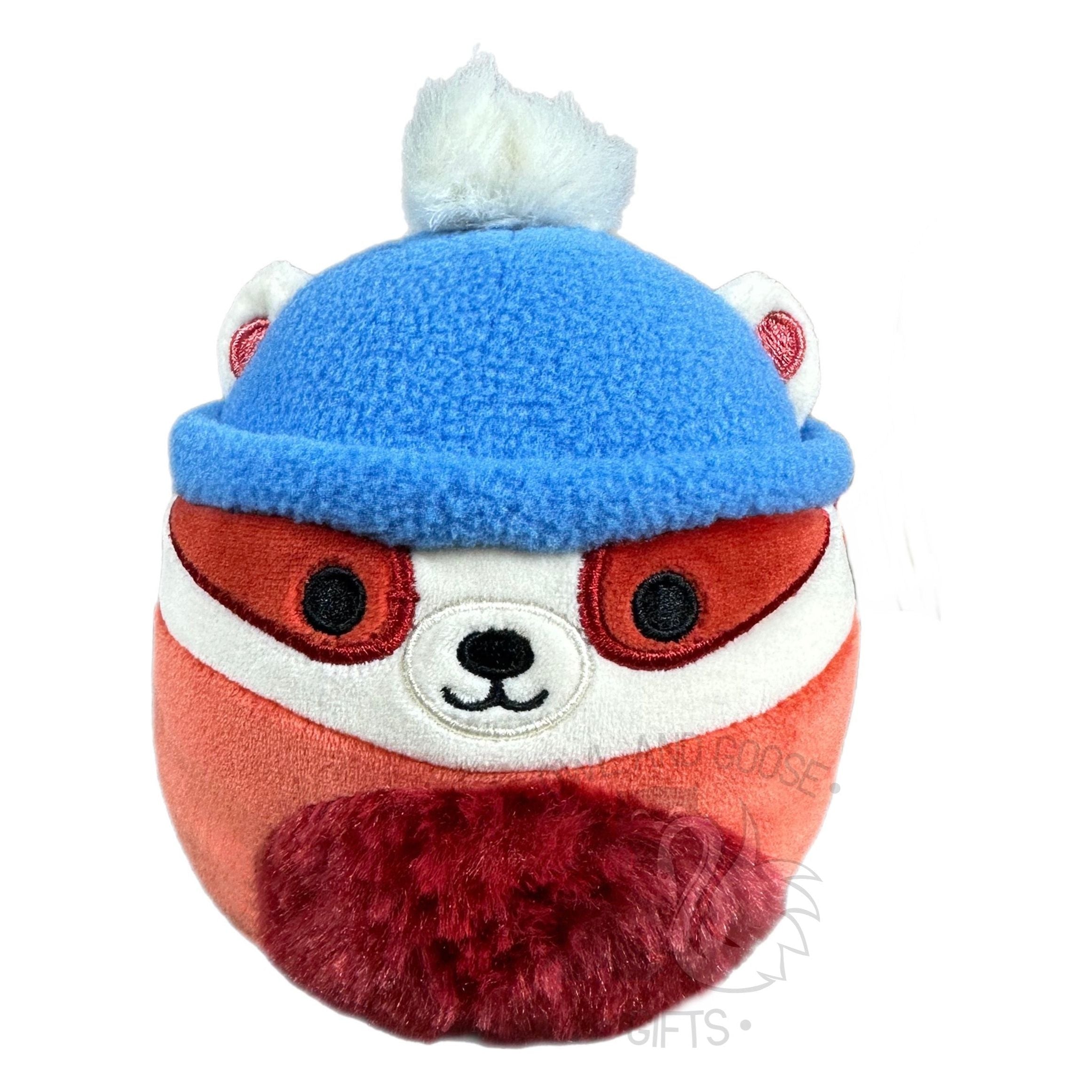 Squishmallow 5 Inch Florian the Badger with Hat Plush Toy