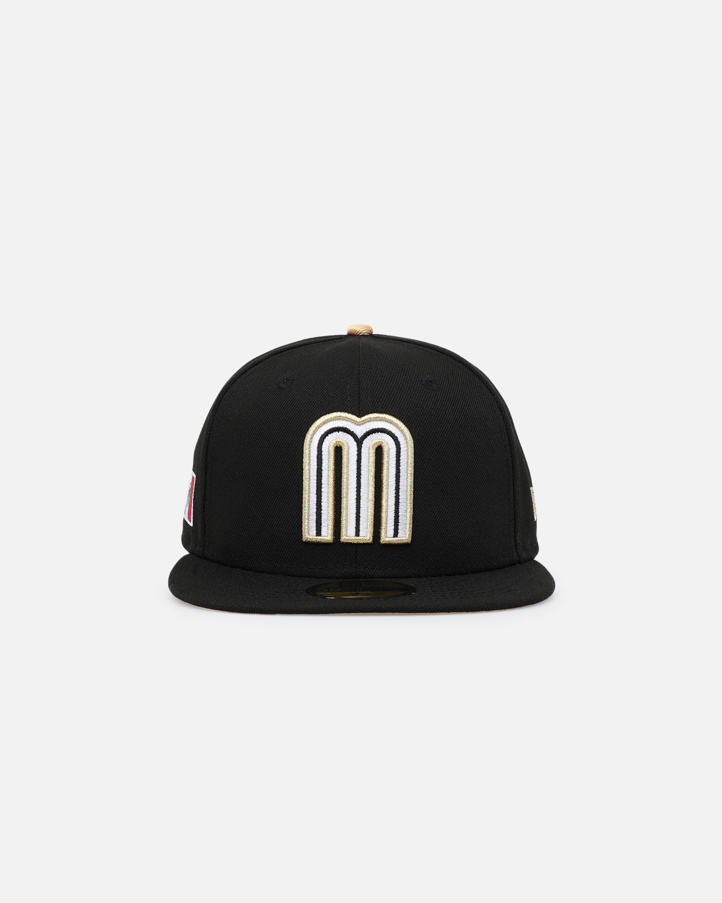 Image of New Era Mexico National Baseball Team 59FIFTY Fitted Black Metallic