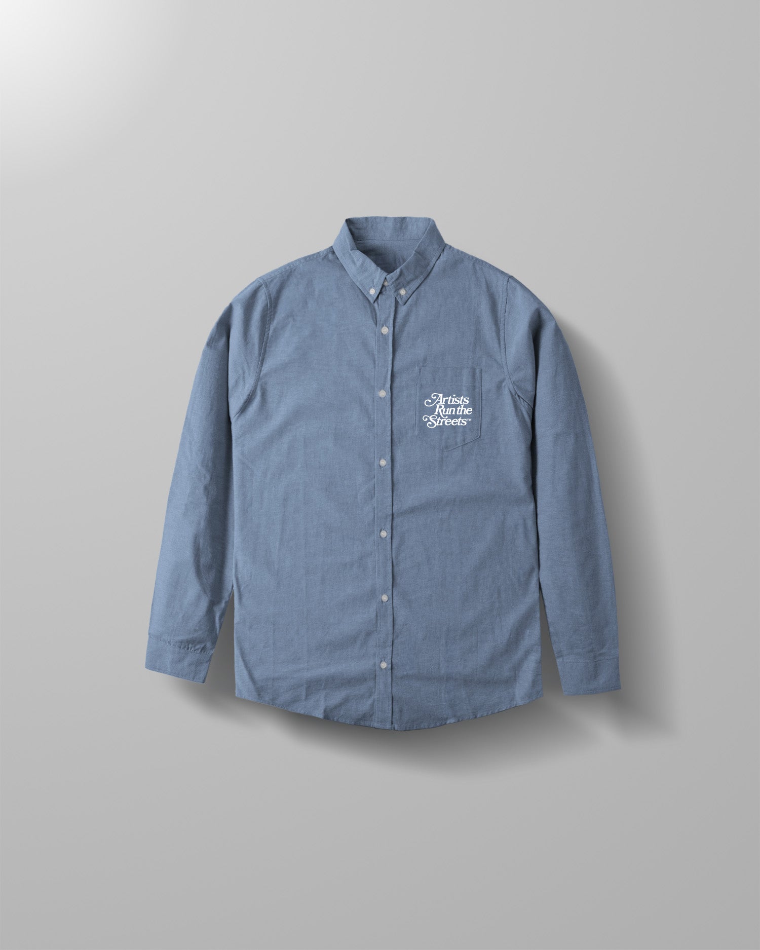 Image of Artists Run The Streets™ Button Up (Blue)