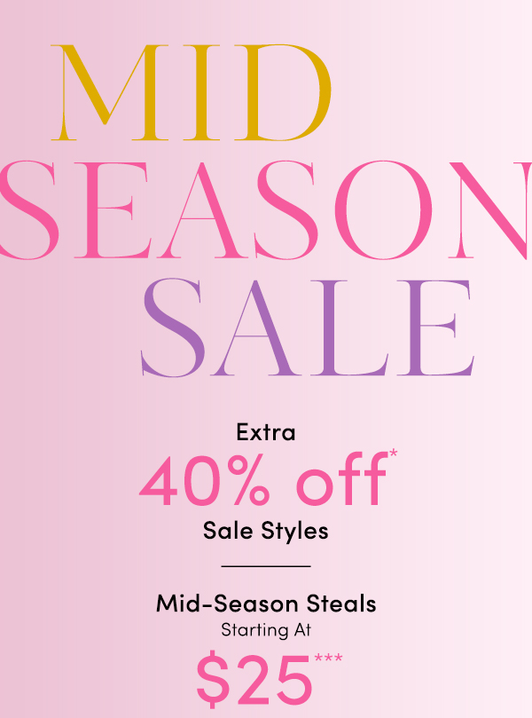 Mid Season Sale