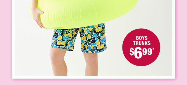 Boys trunks $6.99*