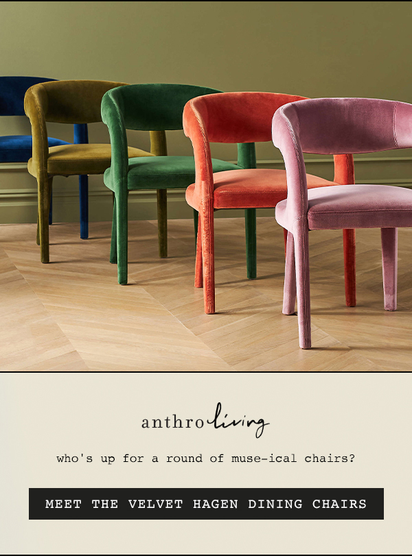 Velvet dining chairs. Meet the velvet Hagen Dining Chairs.