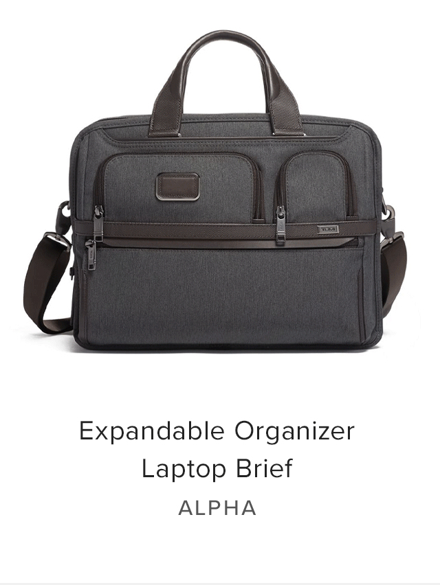 Alpha: Expandable Organizer Laptop Brief