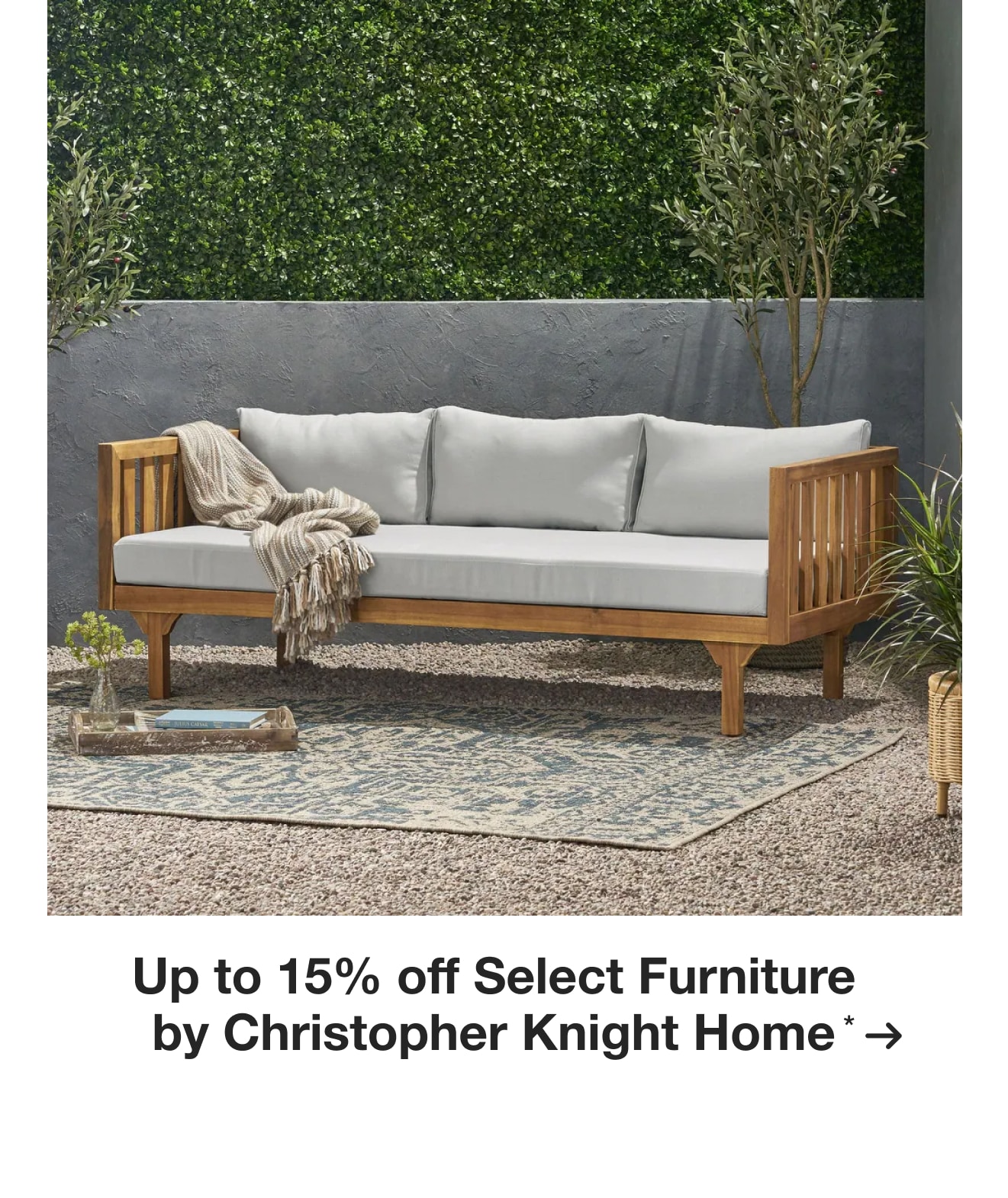 Up to 15% off Select Furniture by Christopher Knight Home*