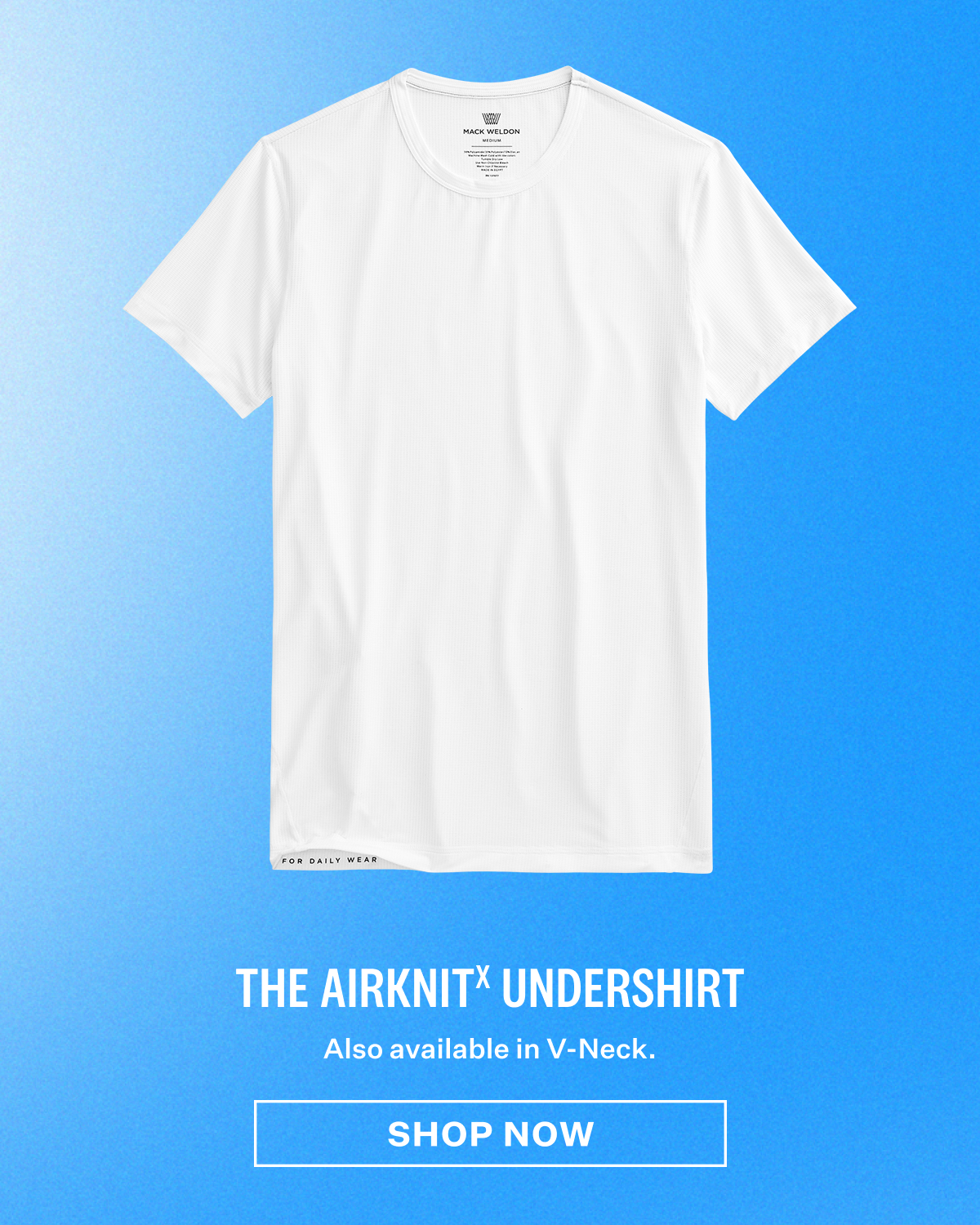 AIRKNITˣ Crew Neck Undershirt