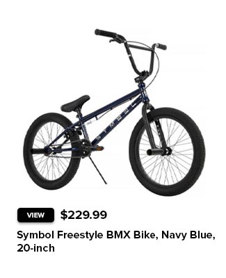 Symbol Freestyle BMX Bike - Navy Blue