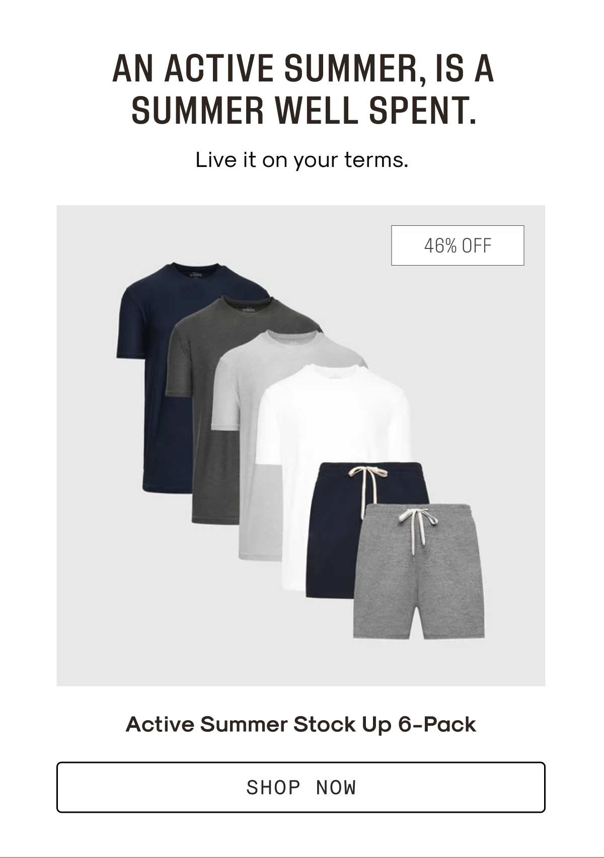 Active Summer Stock Up 6-Pack