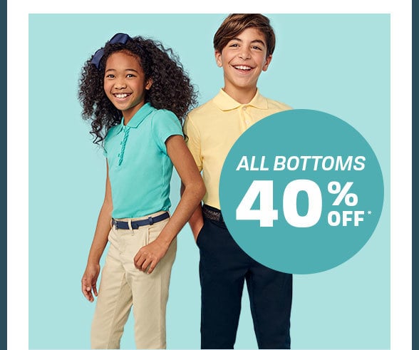 40% off All Uniform Bottoms