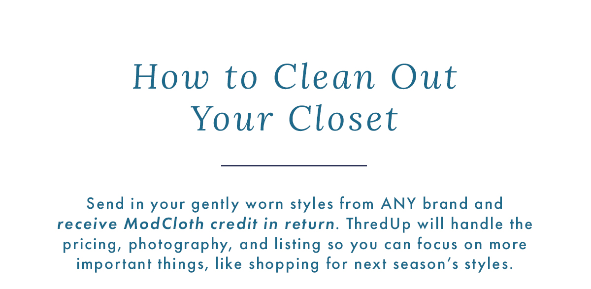 How to Clean Out Your Closet