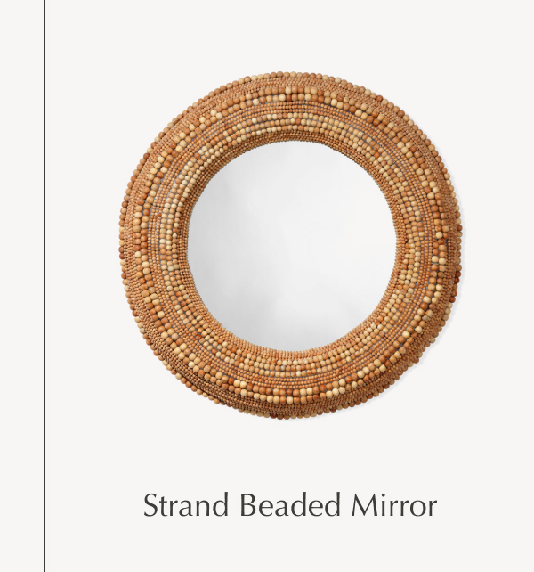 Strand Beaded Mirror