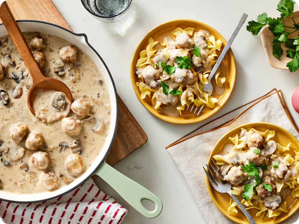 Chicken Marsala Meatballs