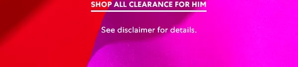 Shop all Clearance for Him