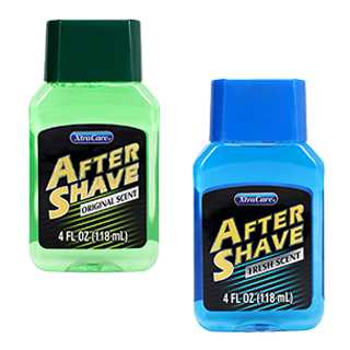 Two 4-oz. Xtra Care after shave bottles