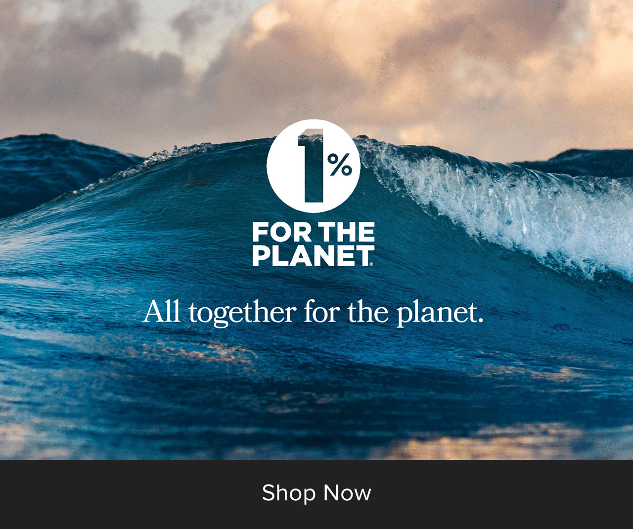 Shop Now: 1% For the Planet - All together for the planet