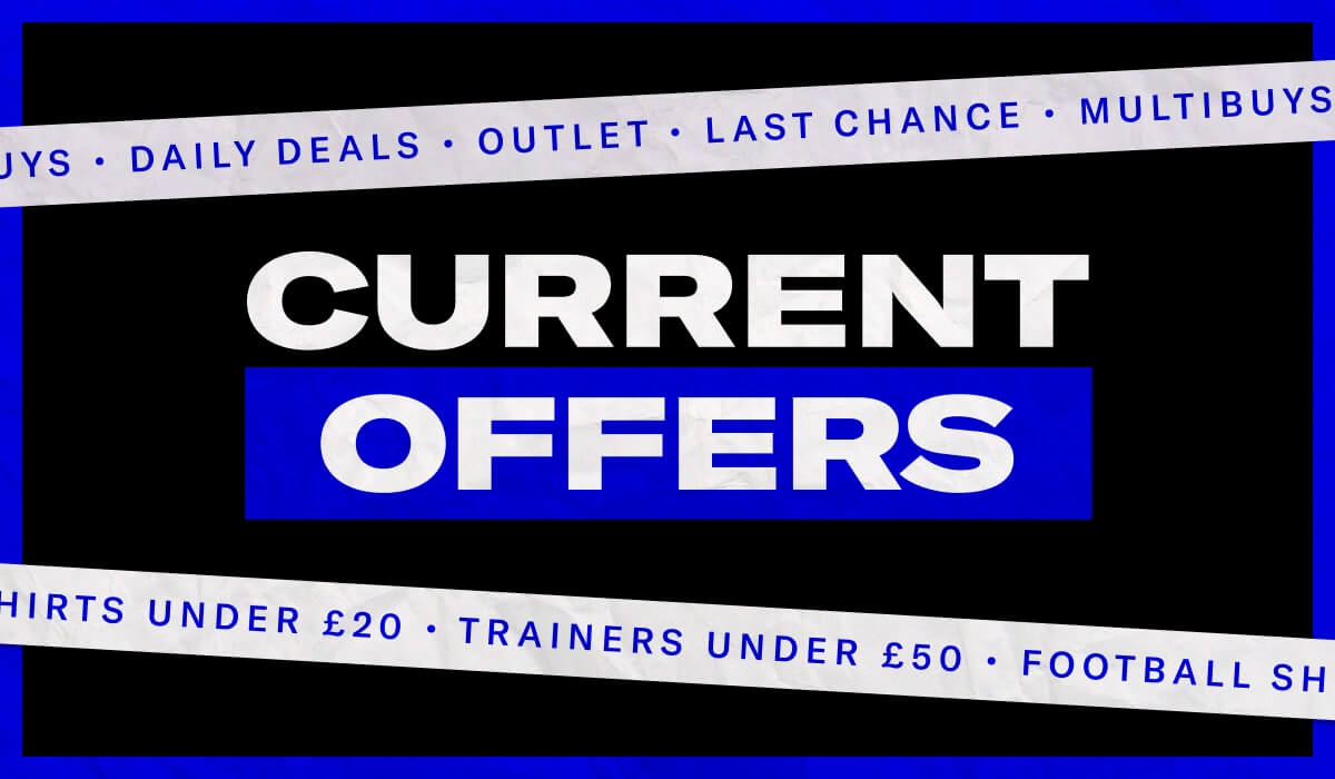 Current Offers, Daily Deals Outlet, Last Chance, Trainers Under £60, Football Shoes Under £50