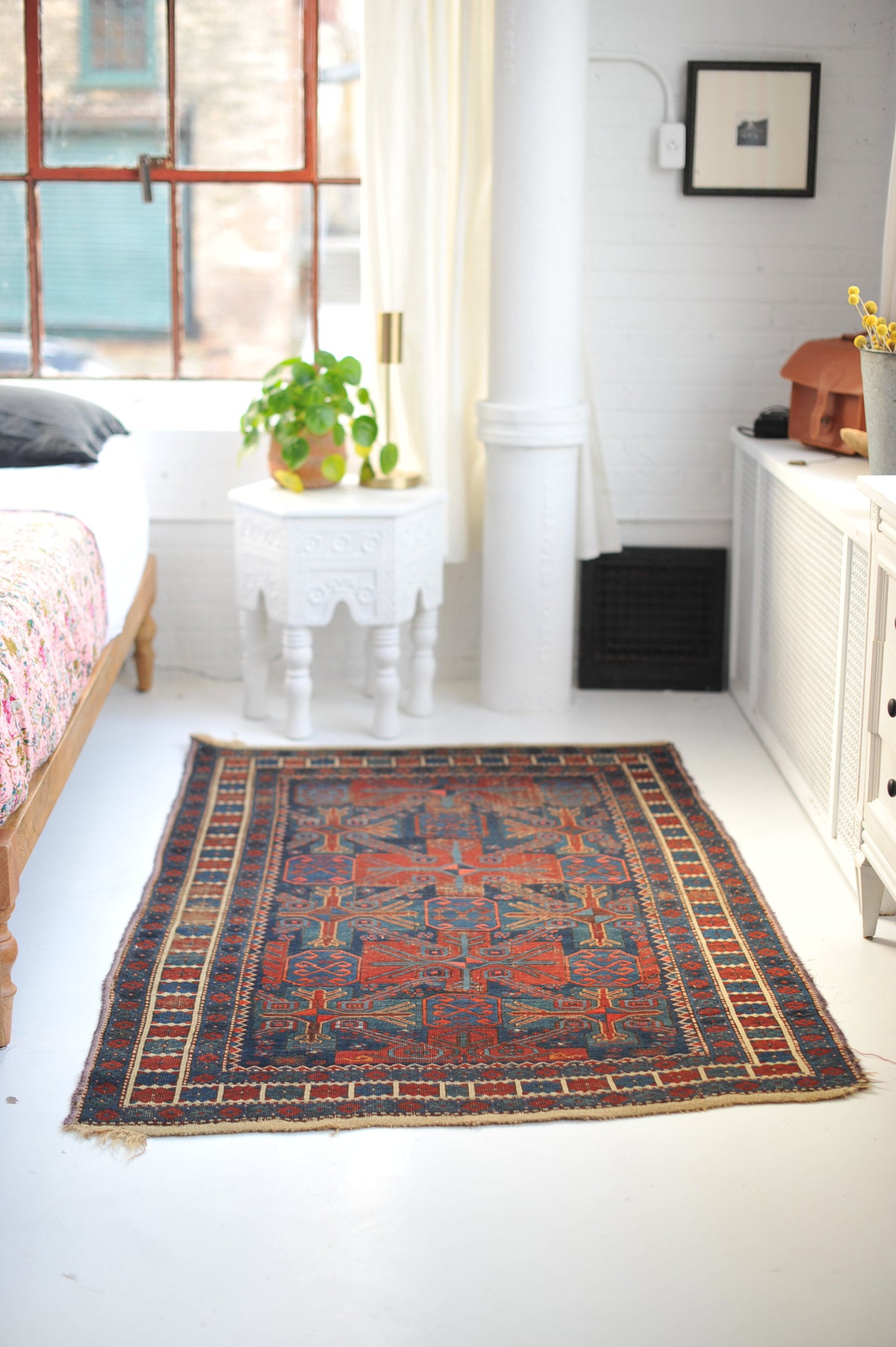 Image of 3.11 x 5.11 | Deep, Rich, and Moody Tribal Antique rug | Andy