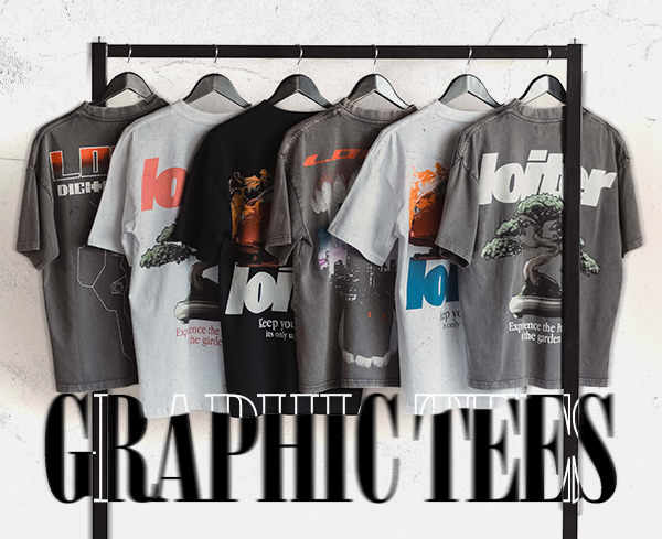 Graphic tees. View the whole range.