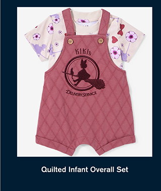 Quilted Infant Overall Set