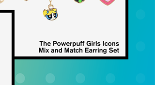 The Powerpuff Girls Icons Mix and Match Earring Set