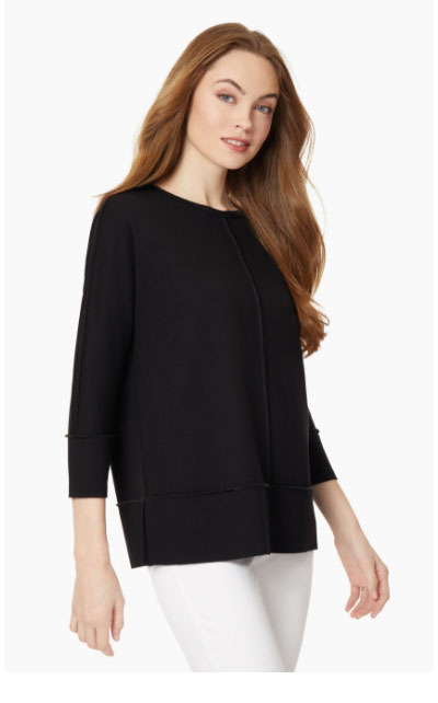 Seam Detail Dolman Tunic