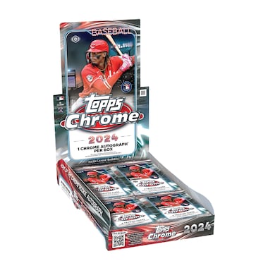 2024 Topps Chrome Baseball Factory Sealed Hobby Box