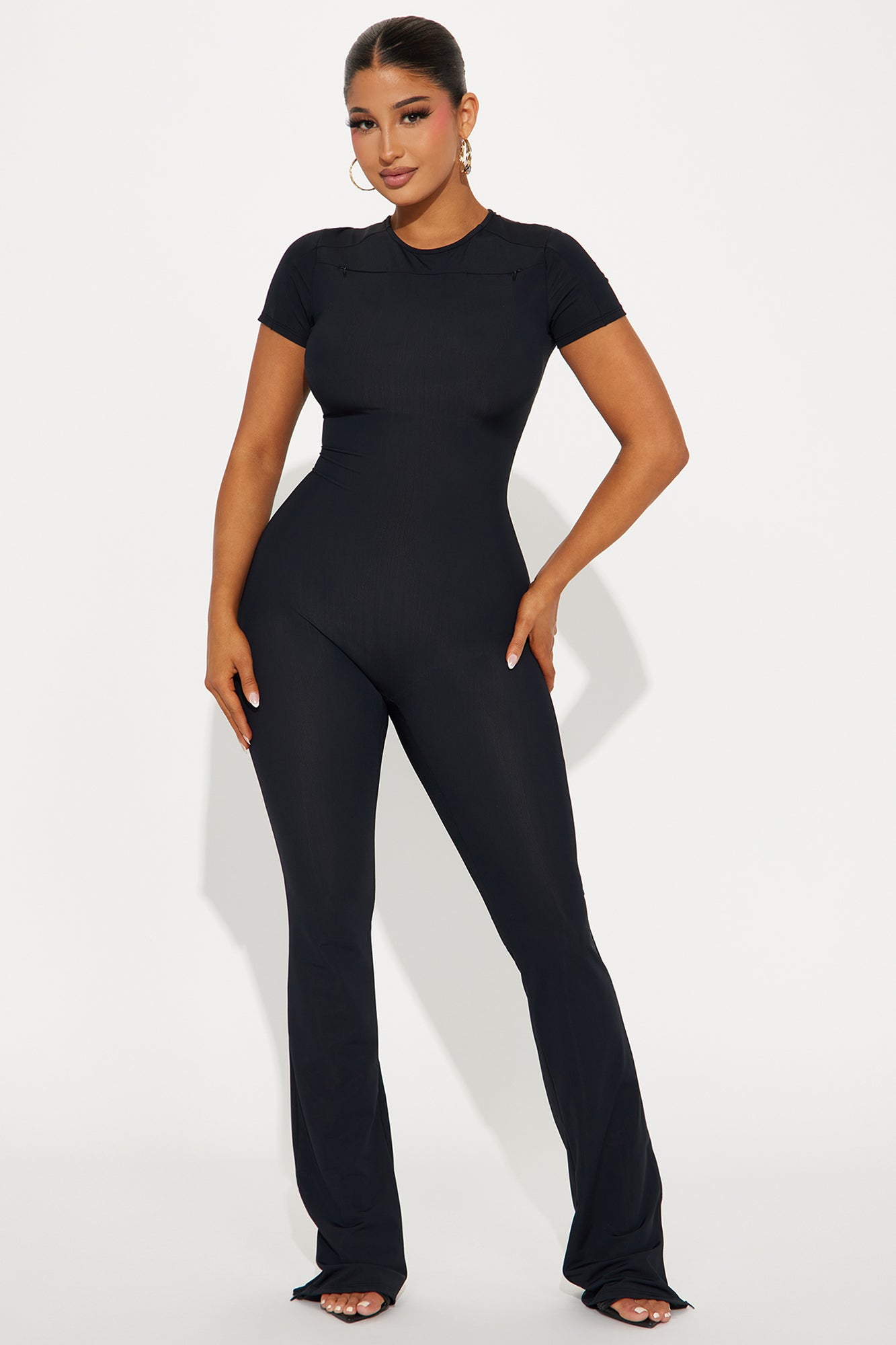 Image of Harlie Sculpt Jumpsuit - Black