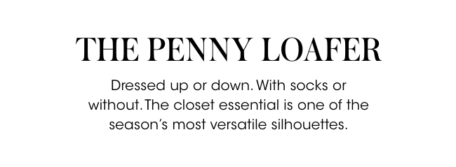 the penny loafer