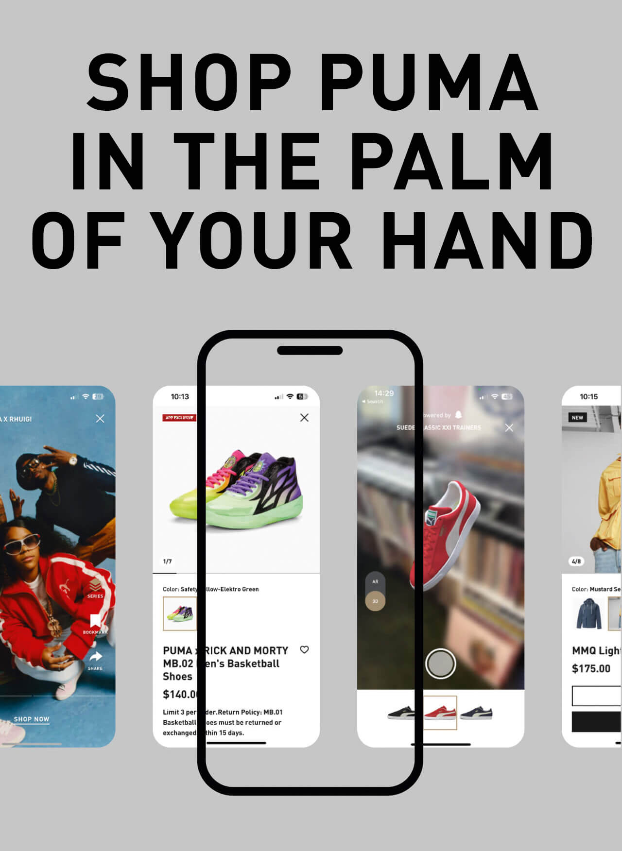 SHOP PUMA IN THE PALM OF YOUR HAND