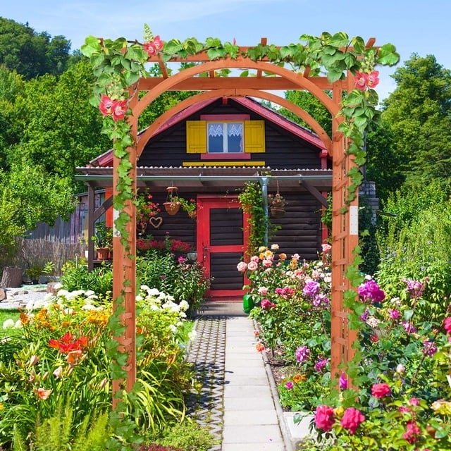 Has a More Perfect Arbor for a Cottage Garden Ever Existed?