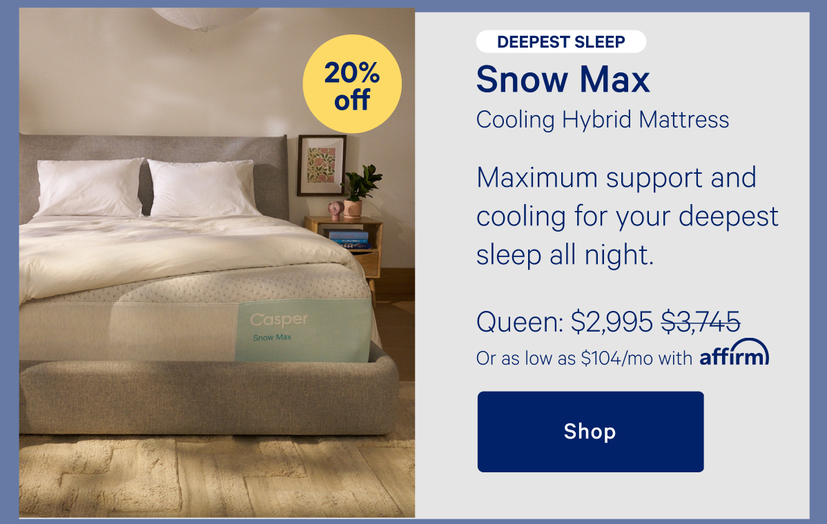 Snow Max Cooling Hybrid Mattress >> Shop >>