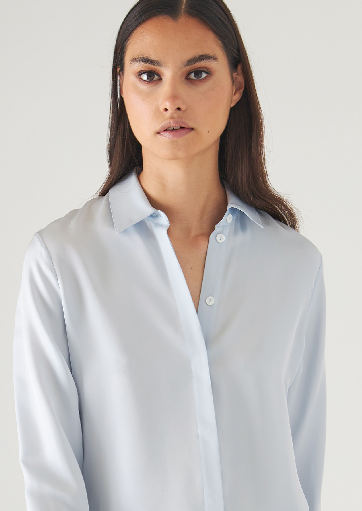 SLIM SILK SHIRT