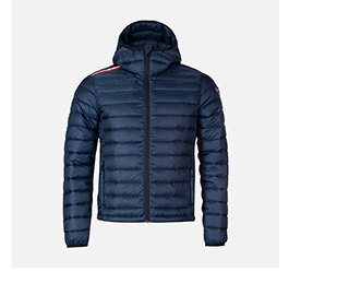 HOODED INSULATED JACKET 180GR NAVY