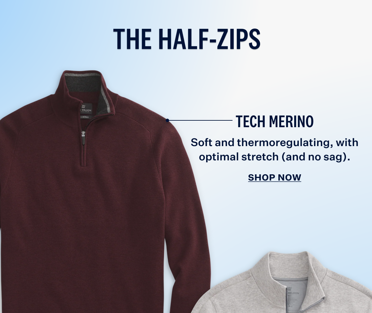 Tech Merino Half-Zip Sweater