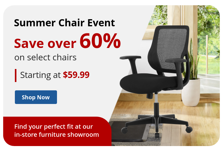 Save over 60% on Chairs