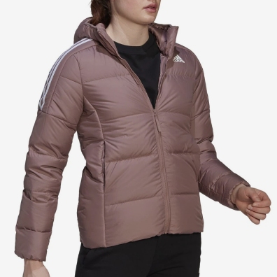 adidas Midweight Down Hooded Jacket Womens