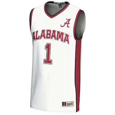  GameDay Greats #1  White   Lightweight Basketball Jersey