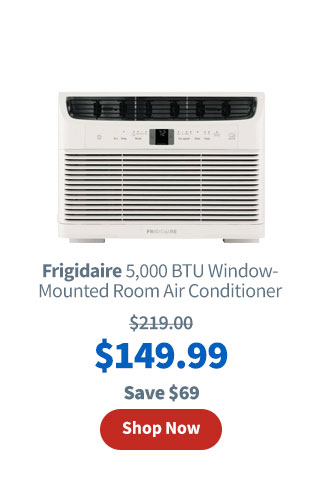 Frigidaire 5,000 BTU Window-Mounted Room Air Conditioner - White. $149.99. Shop Now.