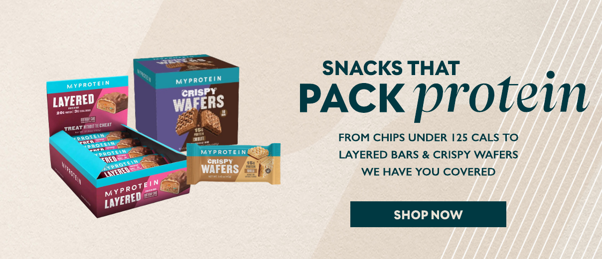 Snacks that pack protein! From chips to layered bars and crispy wafers , we have you covered