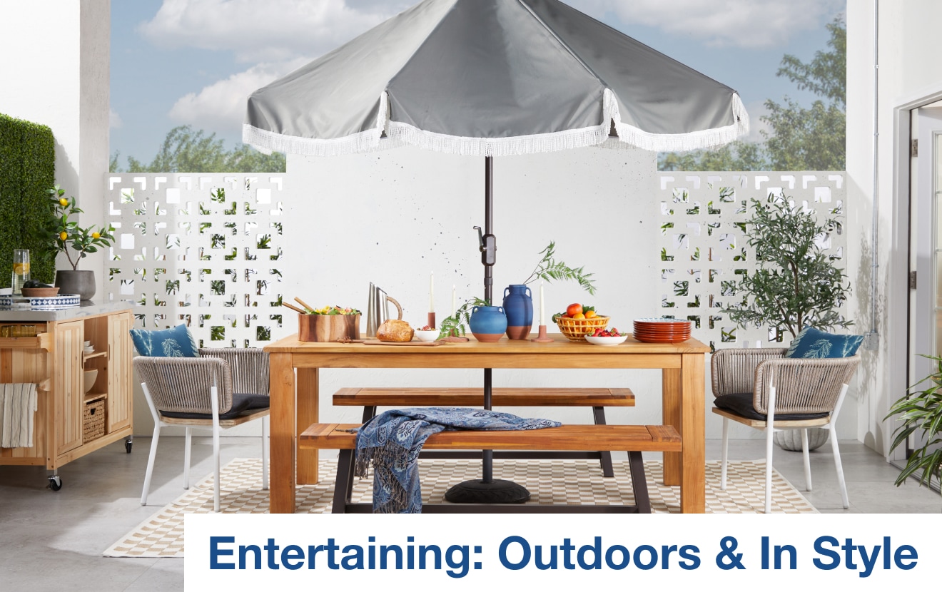 Entertaining: Outdoors & In Style â€” Shop Now!