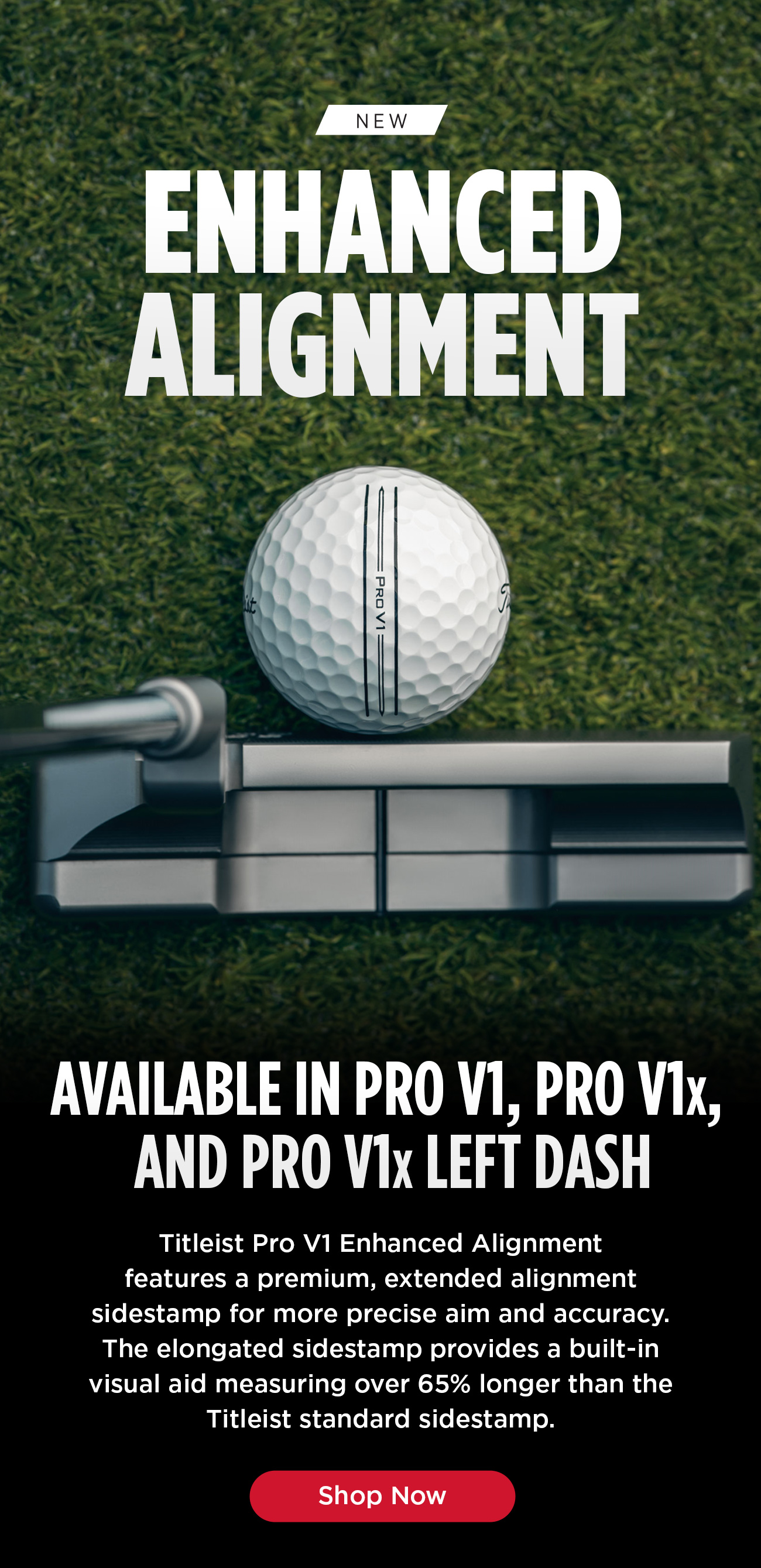 Pro V1 Enahnced Alignment