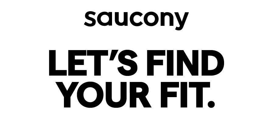 Saucony. Let's find your fit.