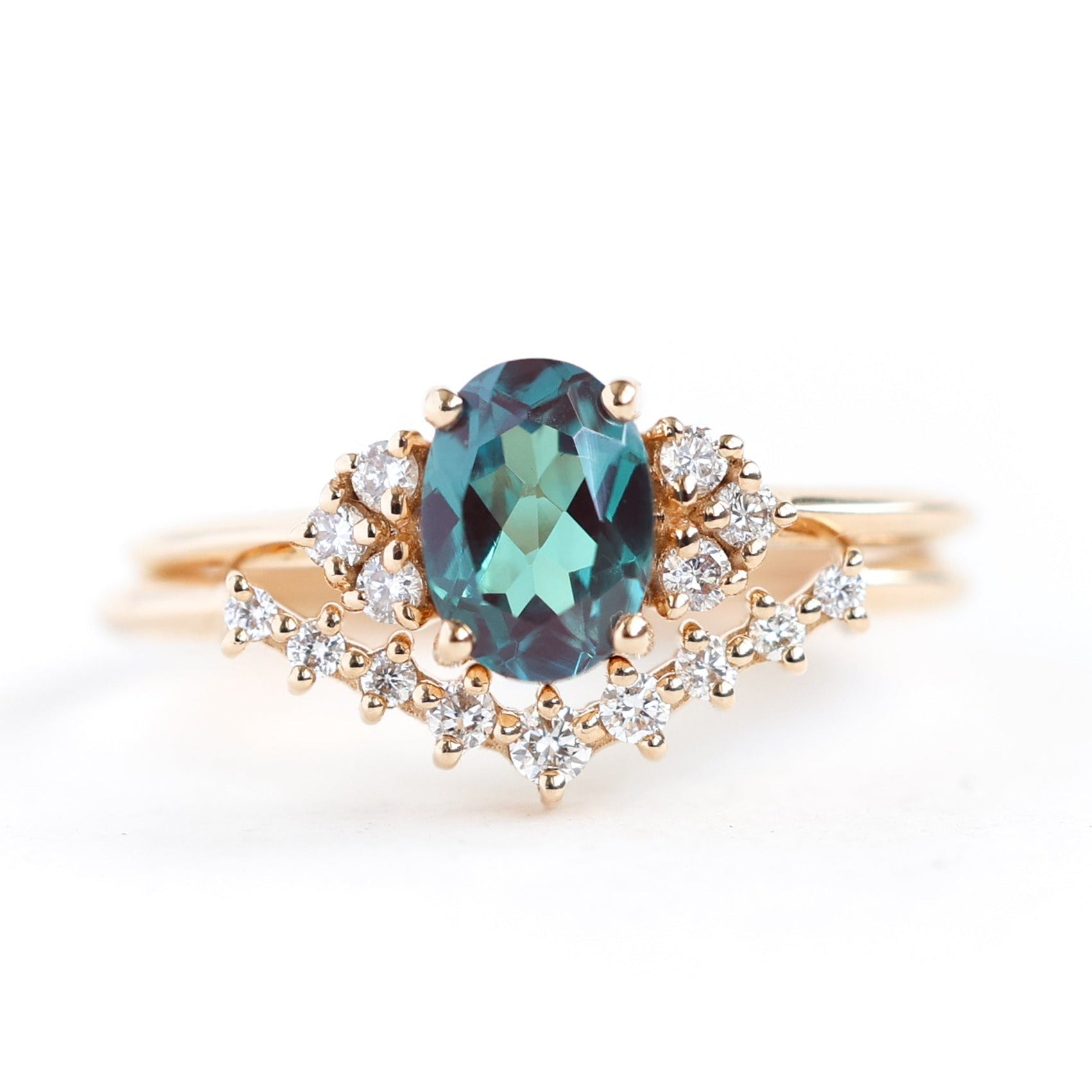 Image of Dora Alexandrite Ring Set