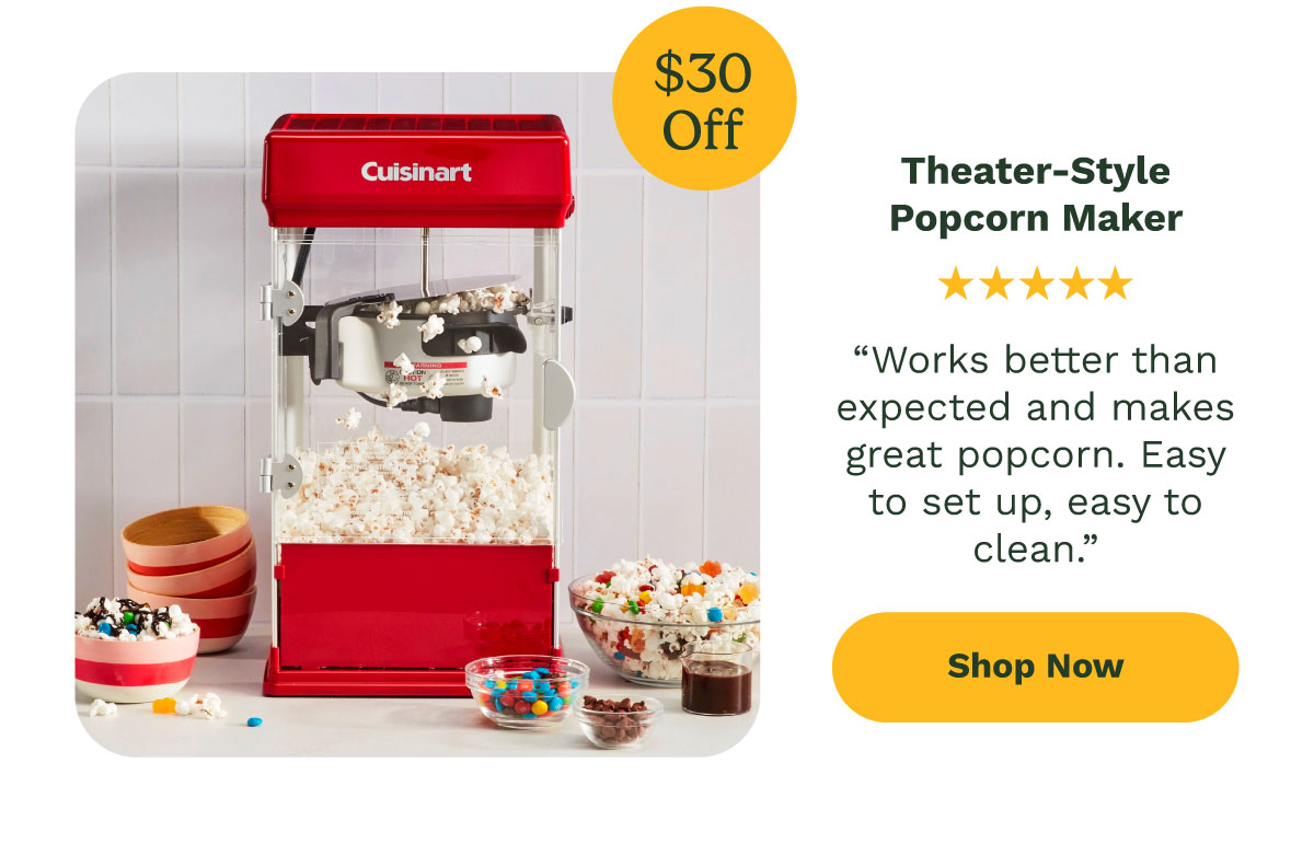 Theater-Style Popcorn Maker