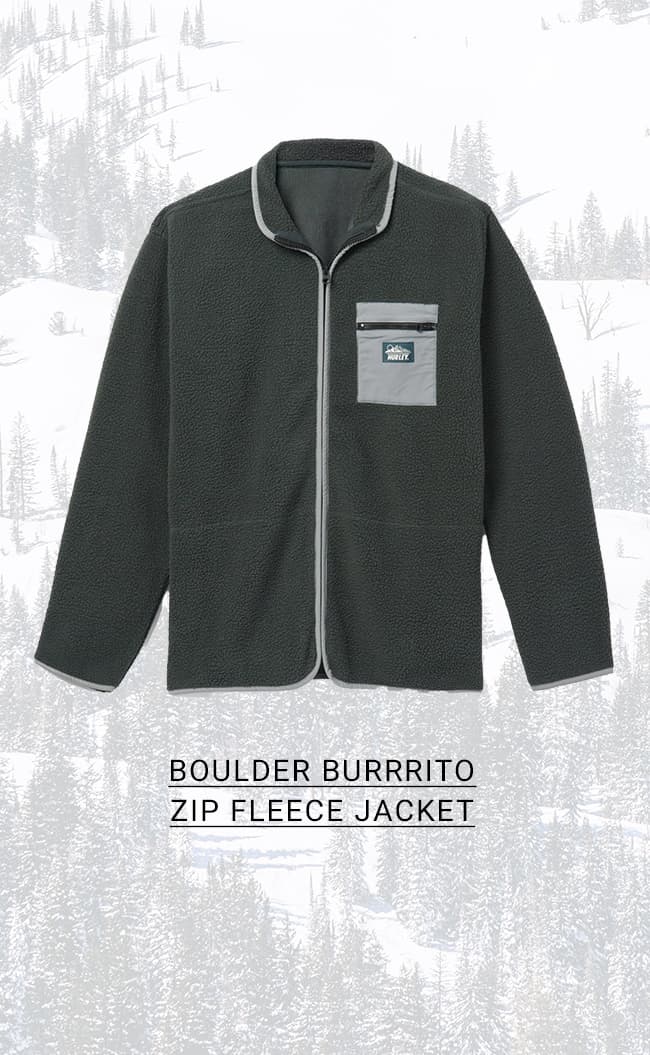 Boulder Burrrito Zip Fleece Jacket